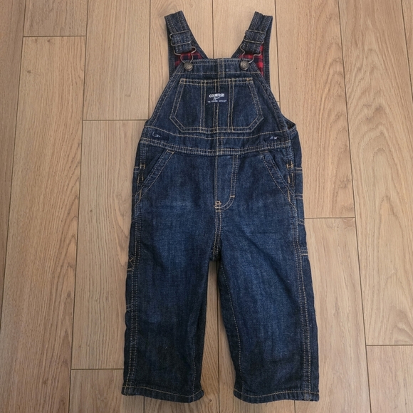 OshKosh B'gosh Other - Oshkosh Bgosh Denim Overalls- 12 Months